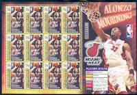 Alonzo MourningSheet of 12 Stamps